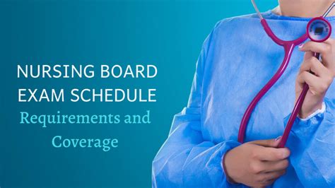 Nursing Board Exam (NLE) 2021 Schedule, Requirements .